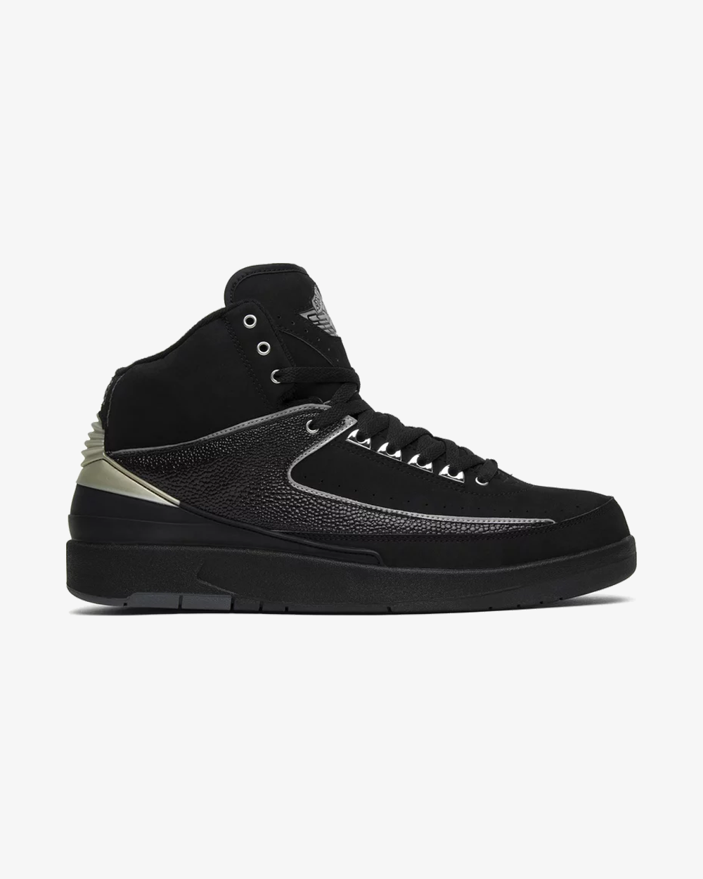 Nike Air Jordan 2 Retro Black Chrome 2004 - Men's Basketball Shoes - Limited Edition Sneakers for Streetwear & Casual Fashion