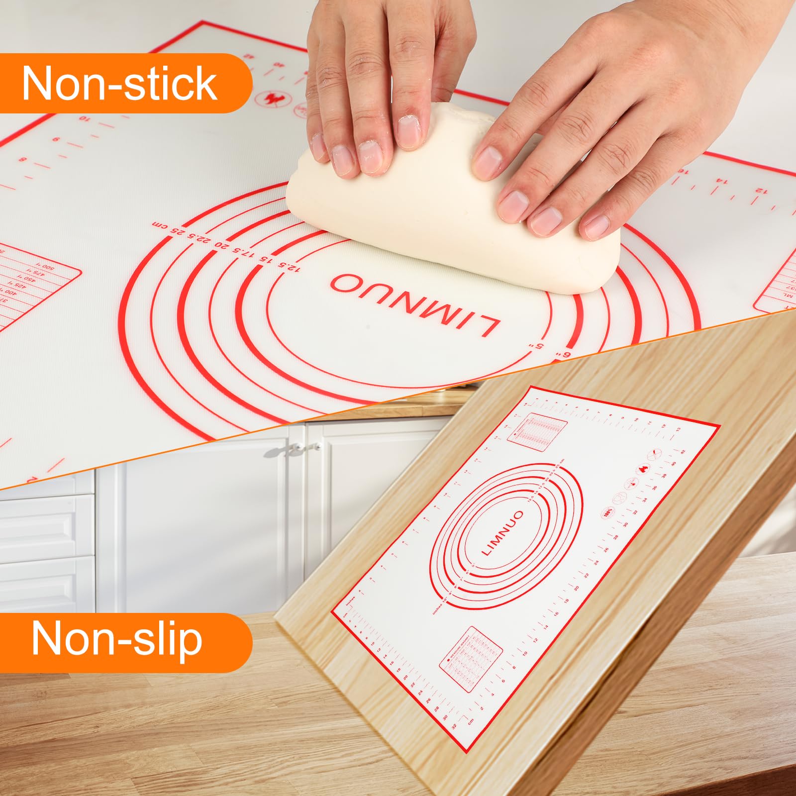 Premium Non-Stick Silicone Baking Mat - Extra Thick 16