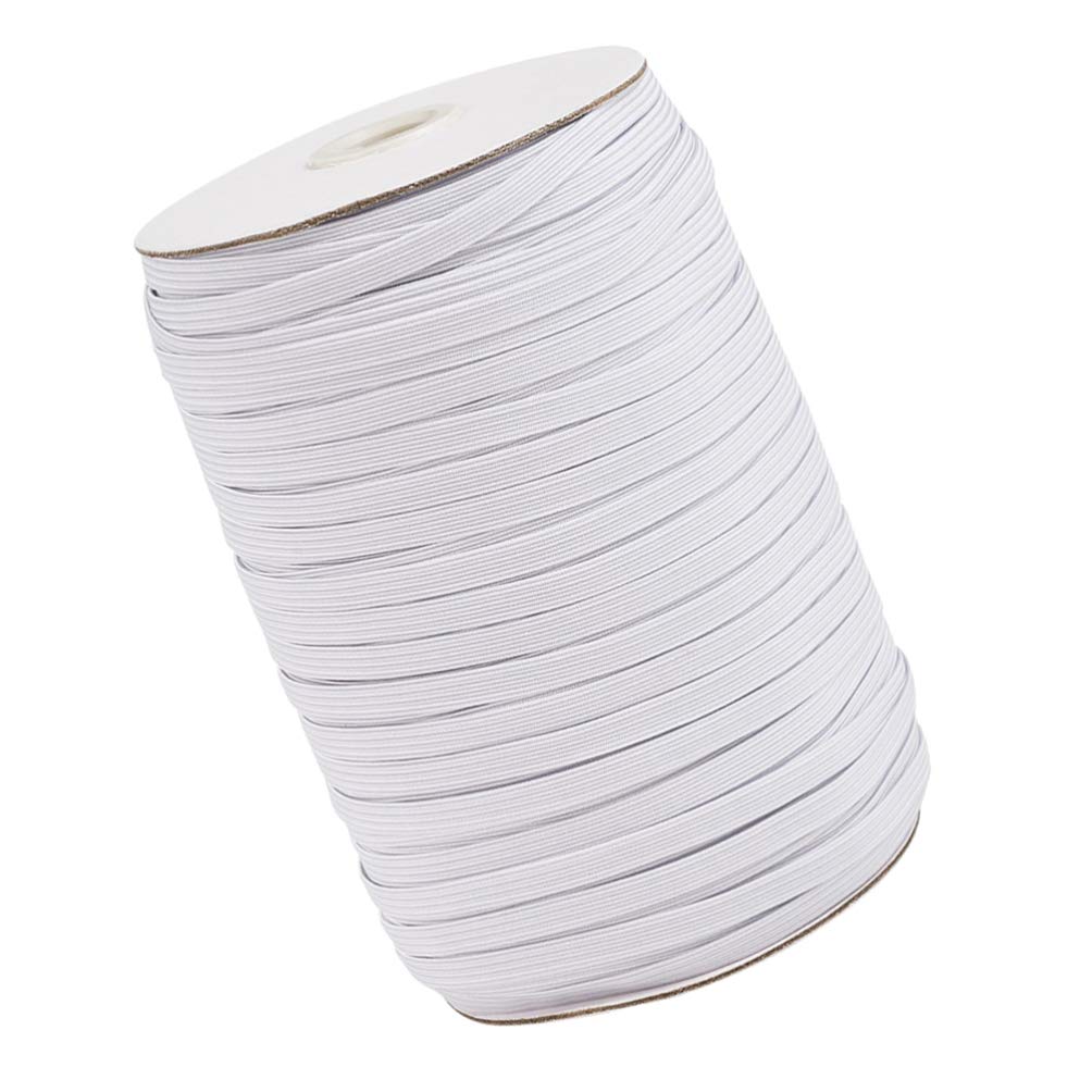 1 Roll Stretch Elastic Band for Sewing - Polyester Clothing Elastic Band for Costume Making, DIY Crafts & Apparel Repair - Perfect for Waistbands, Cuffs & Hemming