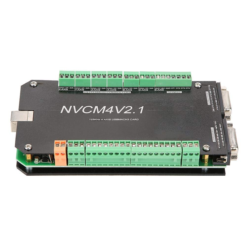 4 Axis CNC Controller Board - USB Interface Motion Controller for Stepper Motors | DIY CNC Machine, Woodworking, Metal Engraving & 3D Printing Projects