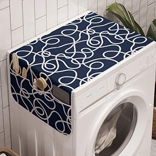 Navy Blue and White