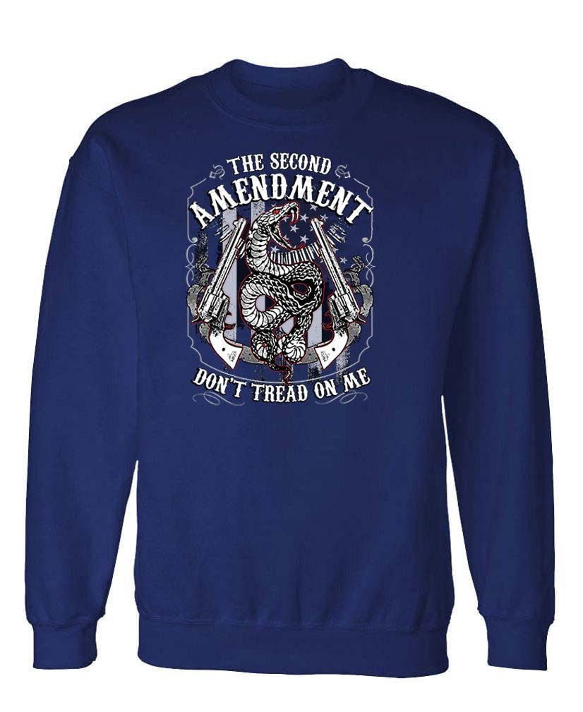 2nd Amendment Gun Rights Patriotic Fleece Sweatshirt - American Flag Design - Comfortable Pullover for Shooting Range, Hunting & Outdoor Activities