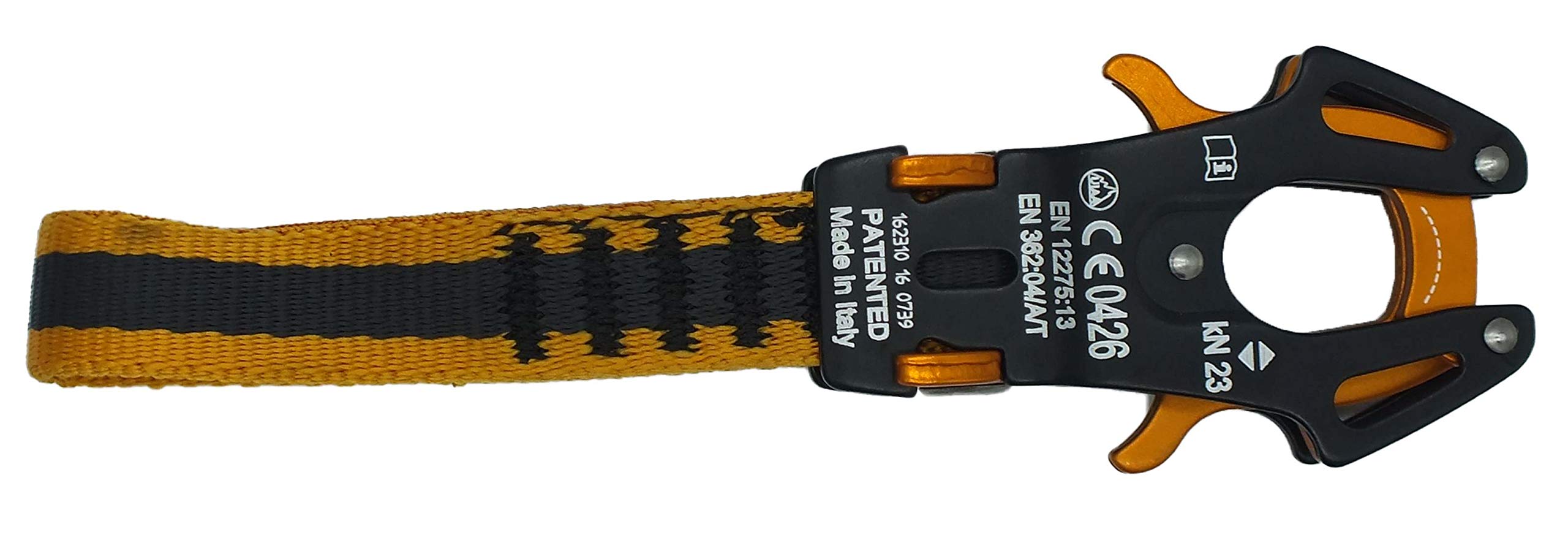 Kong Express Frog Quickdraw Carabiner 12cm - Lightweight Climbing Carabiner for Rock Climbing, Hiking & Outdoor Adventures