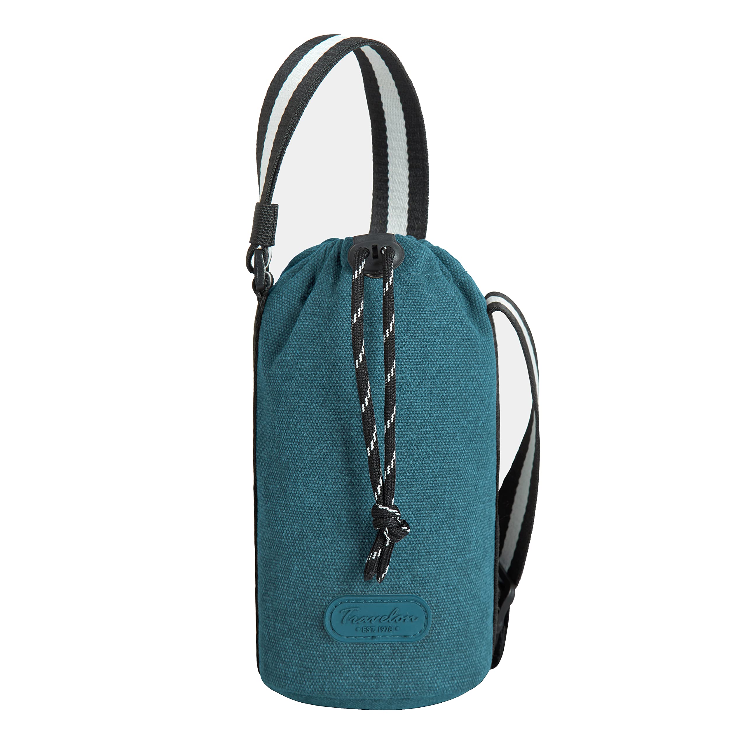 Travelon Coastal Water Bottle Bag - Insulated Bottle Holder for Hiking, Beach & Outdoor Activities | Leakproof & Lightweight Design for Sports & Travel