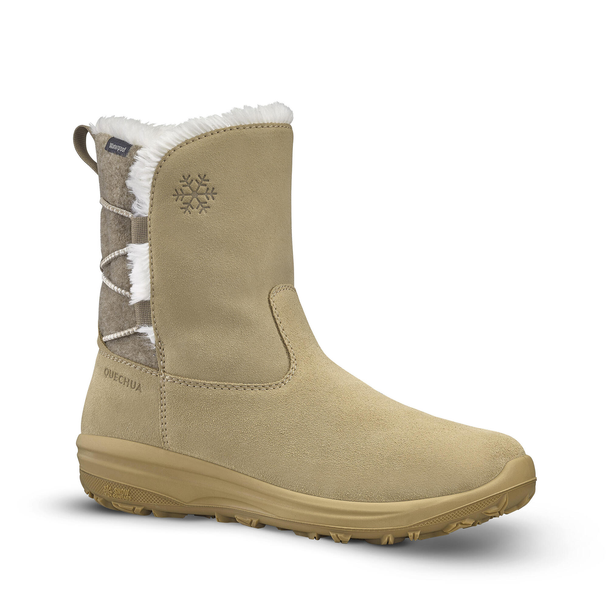Women's SH500 Waterproof Winter Snow Boots - Insulated Hiking Boots for Cold Weather - Perfect for Snow Hiking, Ice Fishing & Outdoor Adventures