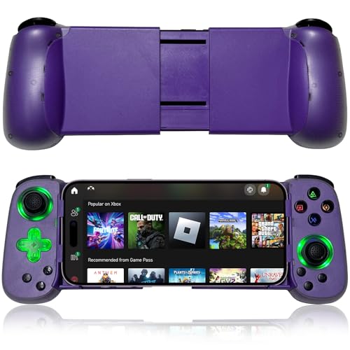 Purple with Green Light