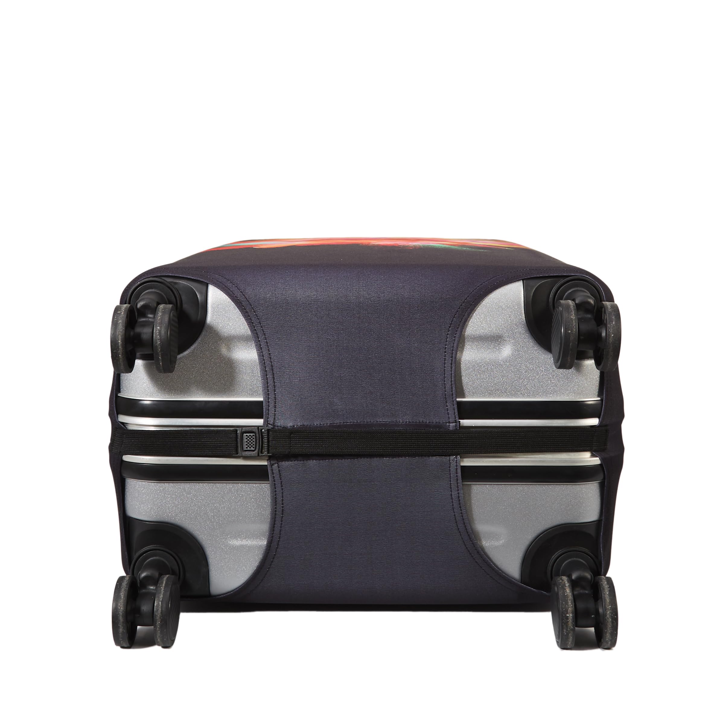 WUJIAONIAO 18-32 Inch Luggage Cover - Waterproof Suitcase Protector for Travel (Fits 22-24 Inch Bags, Graffiti Design) - Perfect for Airplane, Train & Bus Trips