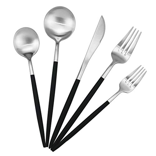 Black Handle Silver