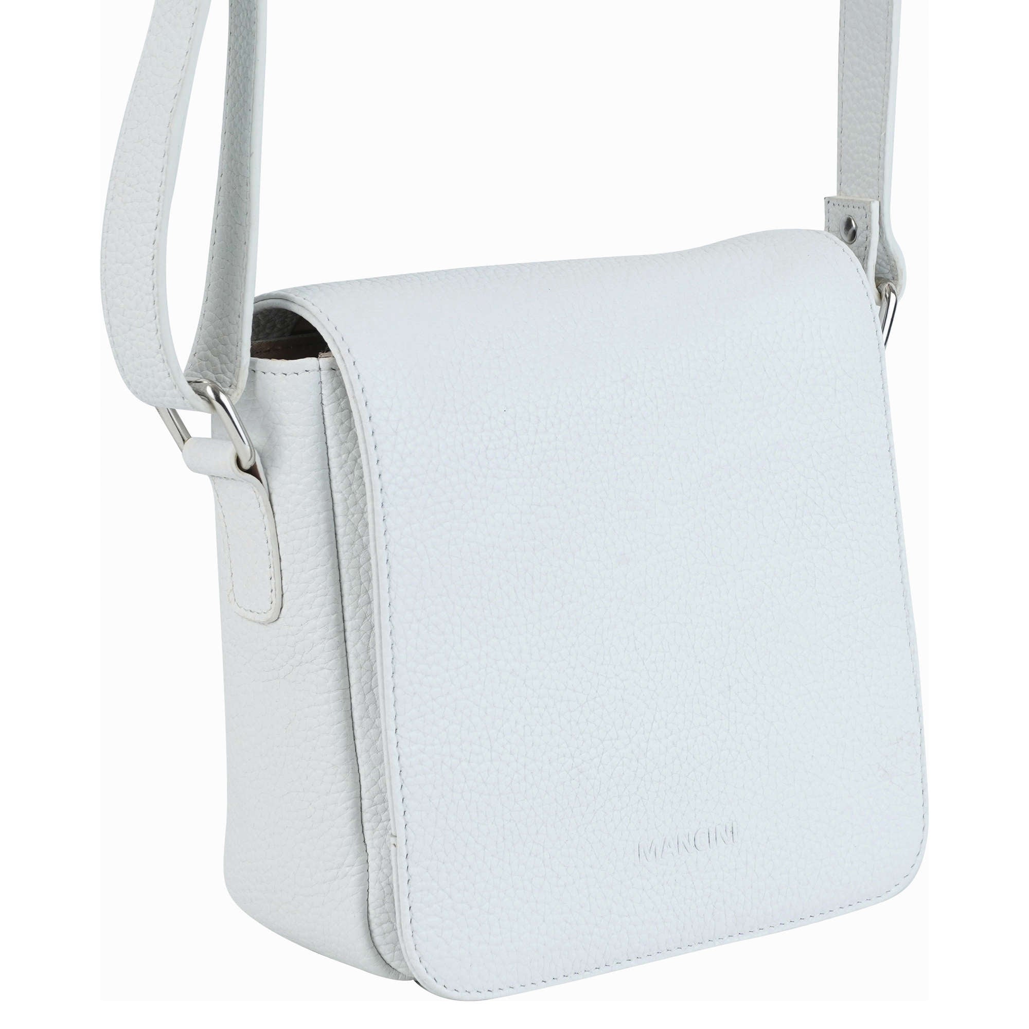 Stylish Mancini Pebbled Leather Crossbody Bag for Women - Perfect for Everyday Use, Travel & Shopping