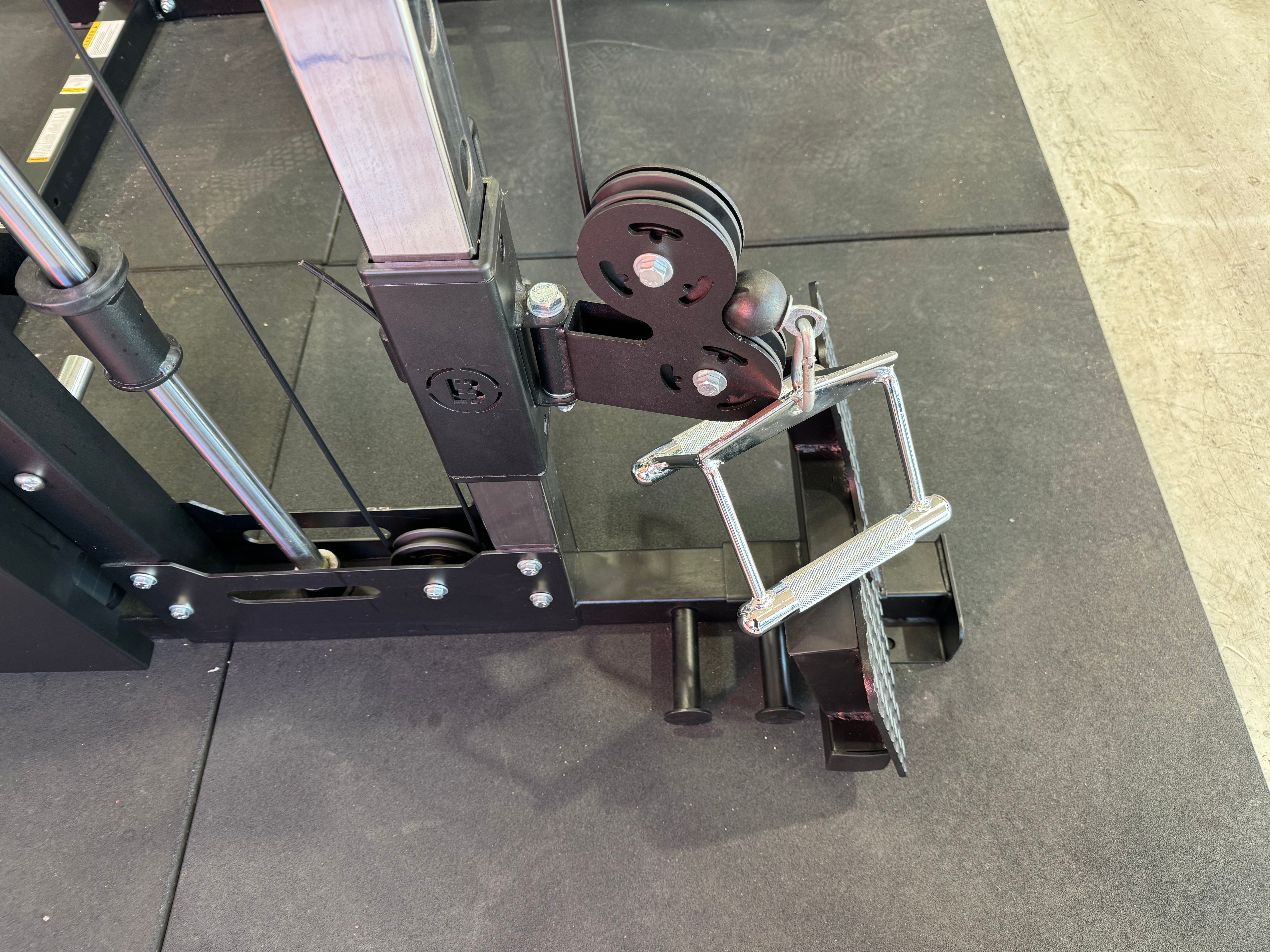 Body Iron Low Row Foot Plate Attachment - Heavy Duty Gym Equipment for Home & Commercial Use (FT750, FT1000, MFX360) - Perfect for Strength Training & Full-Body Workouts