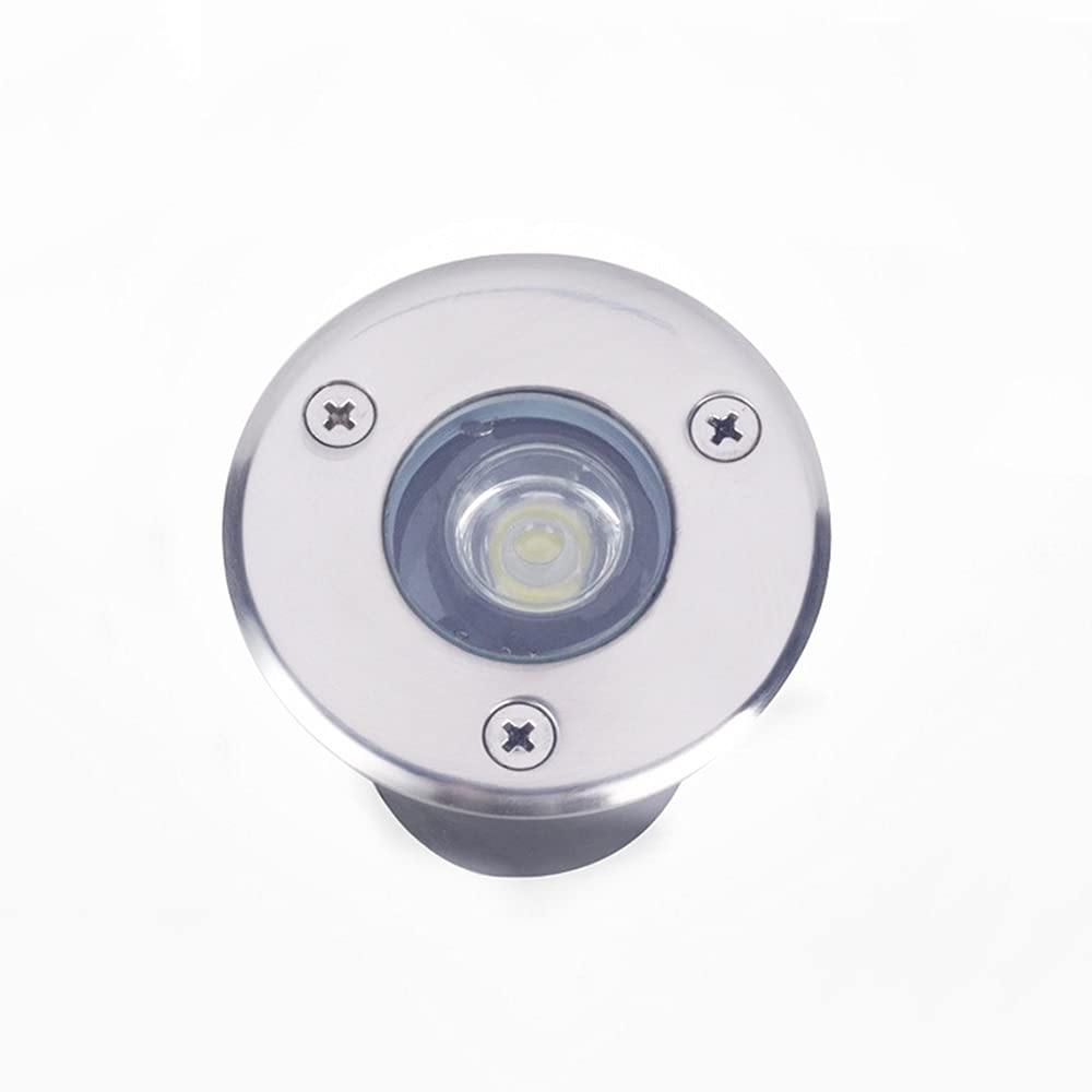 Waterproof Outdoor LED Recessed Floor Light - In-Ground Step Stair Lighting with Embedded LEDs, Durable Buried Spotlight for Lawn, Courtyard & Pathways (Yellow) - Perfect for Garden Illumination, Patio Safety & Landscape Accent Lighting