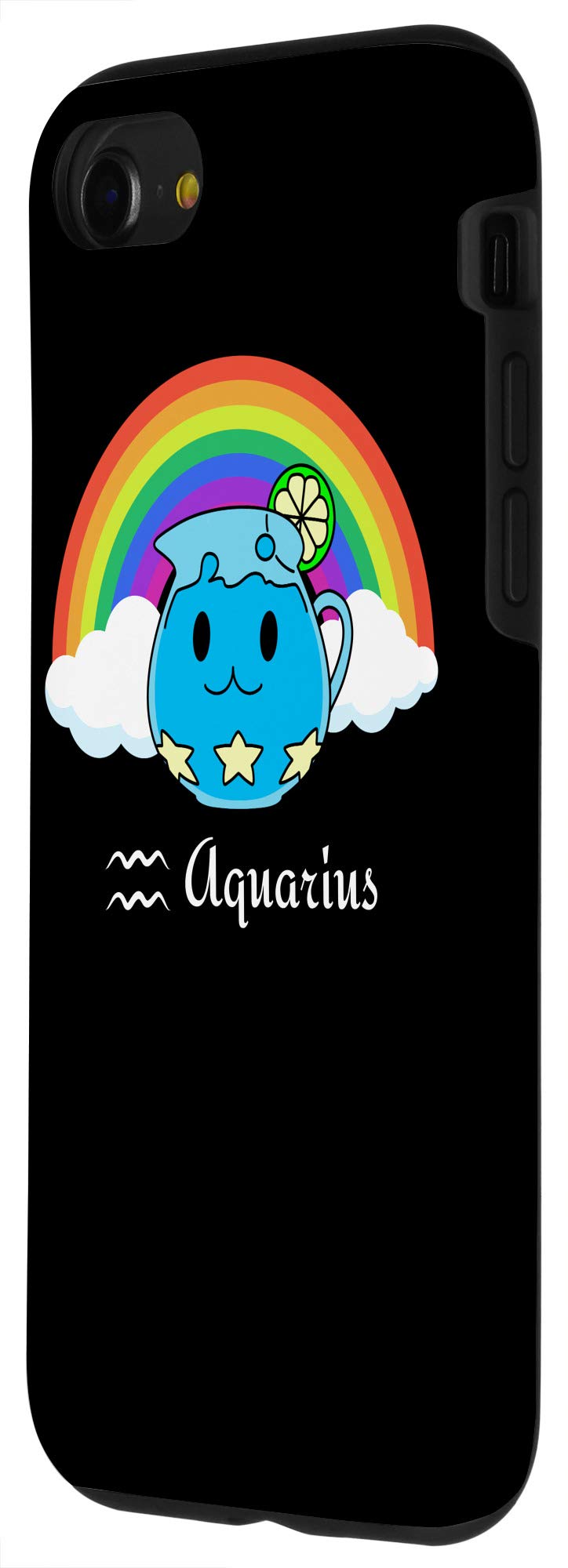 iPhone SE (2020) / 7 / 8 Zodiac Astrology Pride Phone Case - Aquarius Horoscope LGBT Gay Lesbian Support - Perfect for Daily Use, Pride Events & Gift Giving