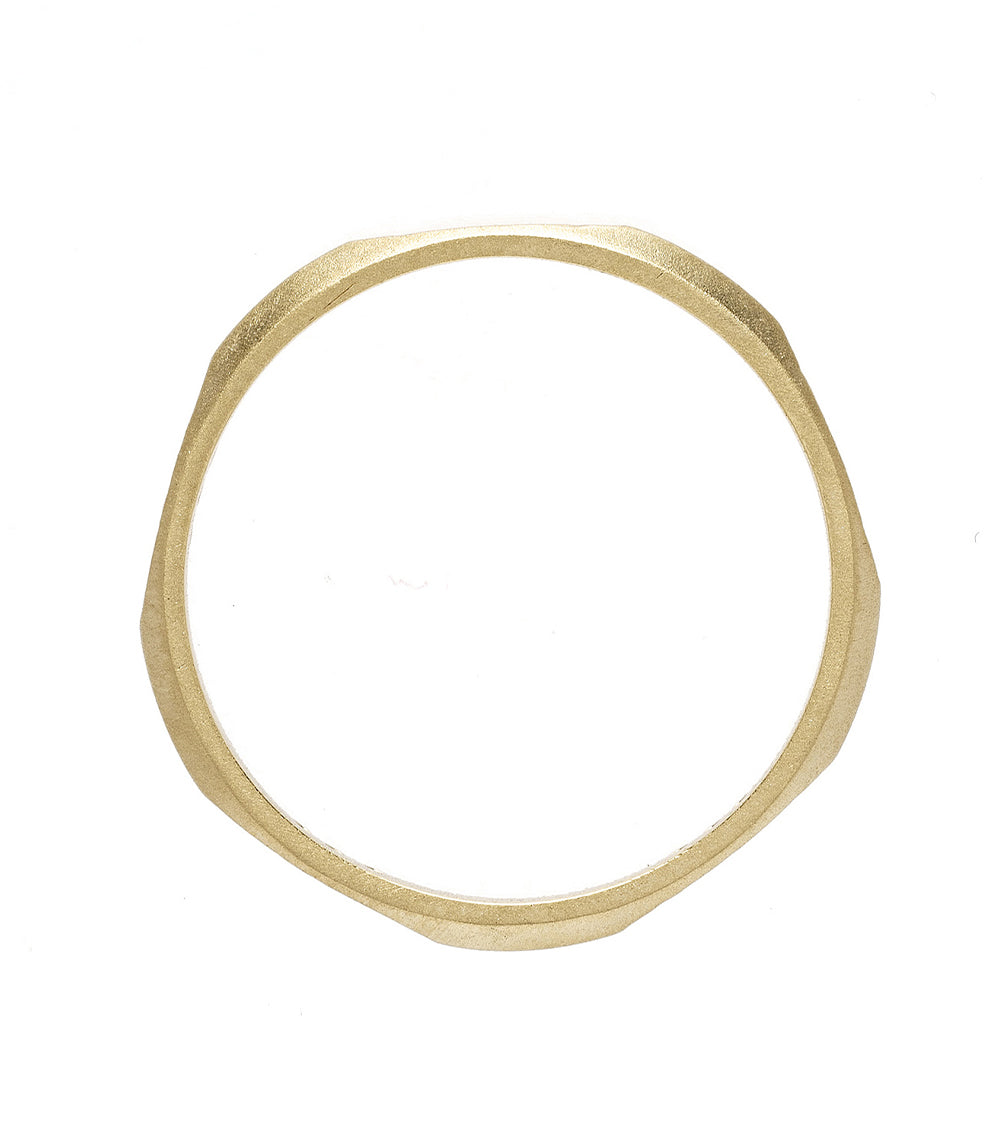 Unique Knife Edge Wedding Band - Alternative Non-Traditional Engagement Ring for Men & Women - Perfect for Modern Couples & Unconventional Proposals