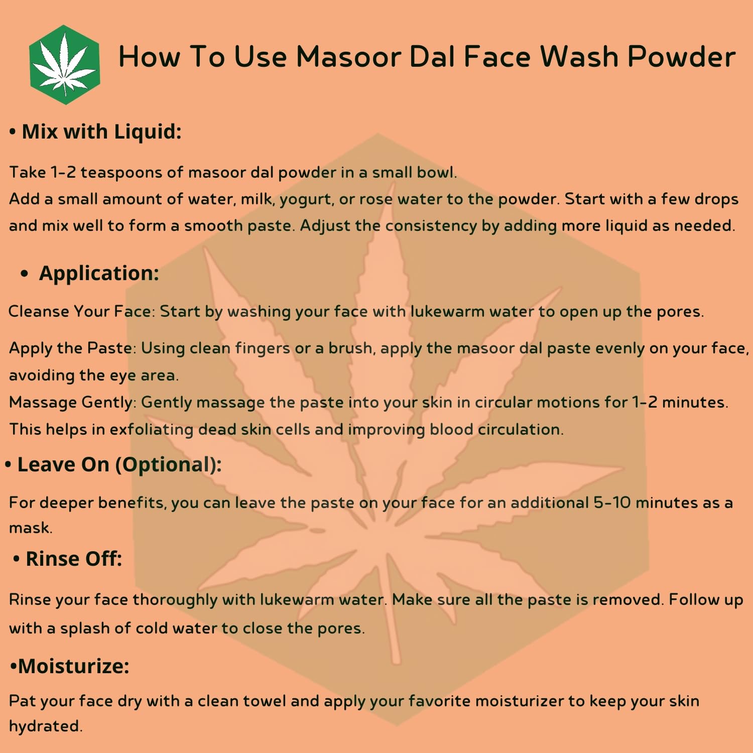 HerbsLand® 100% Pure Natural Masoor Dal Red Lentils Face Wash Powder with Multani Mitti & Neem Leaf Powder for Skin Care | Brightening Face Mask for Glowing Complexion | Anti-Tan & Pimple Treatment | 100g Each - Perfect for Daily Skincare Routine & Spa Treatments