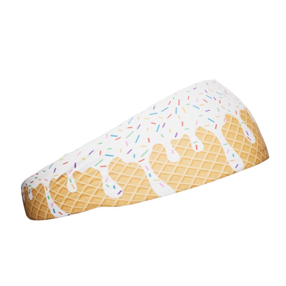 White Ice Cream Headband - Cute Hair Accessory for Women & Girls | Perfect for Costume Parties, Cosplay & Summer Fashion