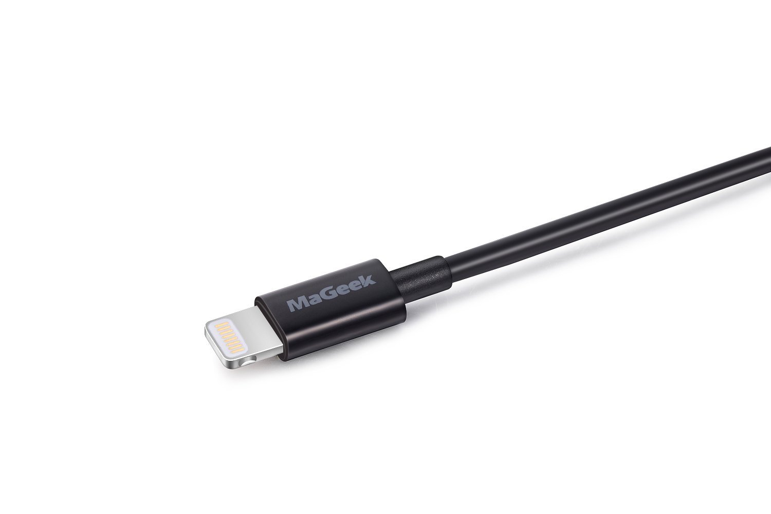 MaGeek Lightning to USB Cable - Apple MFi Certified 3.3ft Fast Charging Cable for iPhone 14/13/12/11/X/8/7, iPad & iPod Touch - Durable Nylon Braided Charger Cord for Home, Office & Travel (Black)