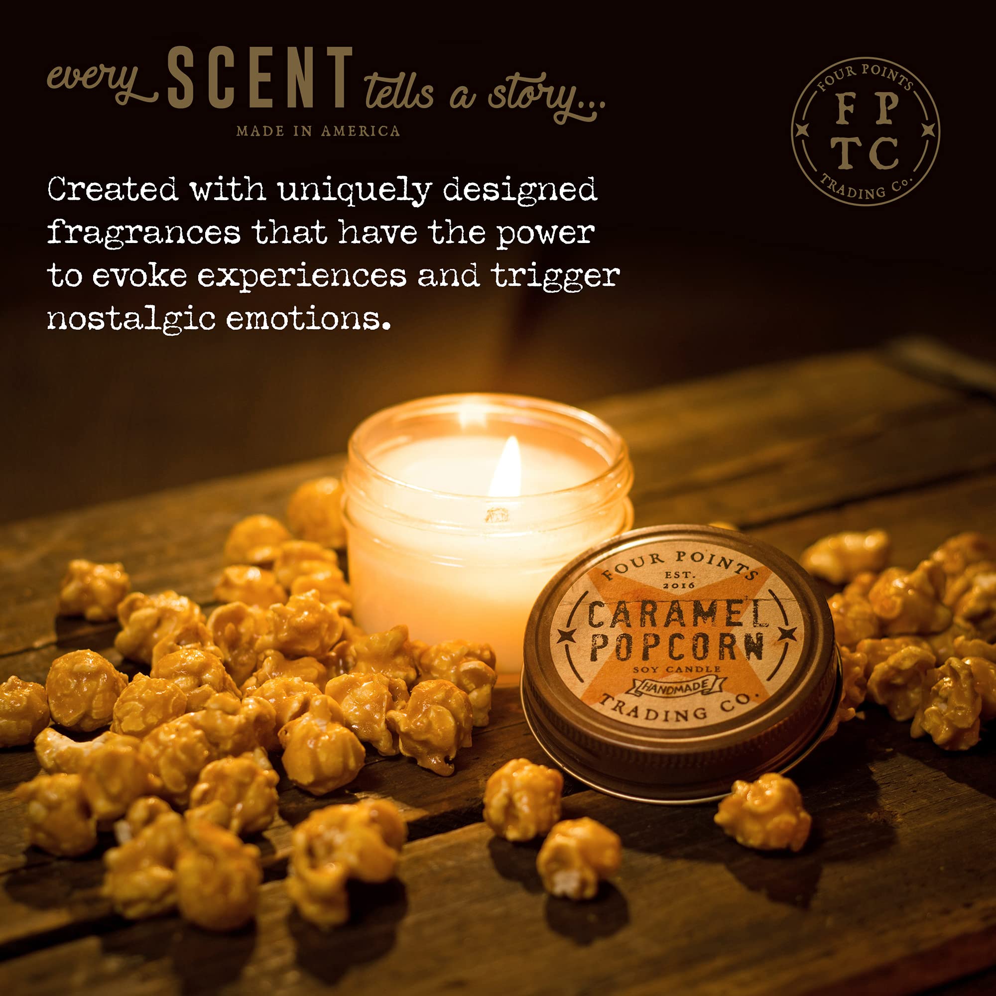 4 Oz Banana Bread Scented Soy Aromatherapy Candle in Glass Jar - Relaxing Home Fragrance for Cozy Evenings & Stress Relief