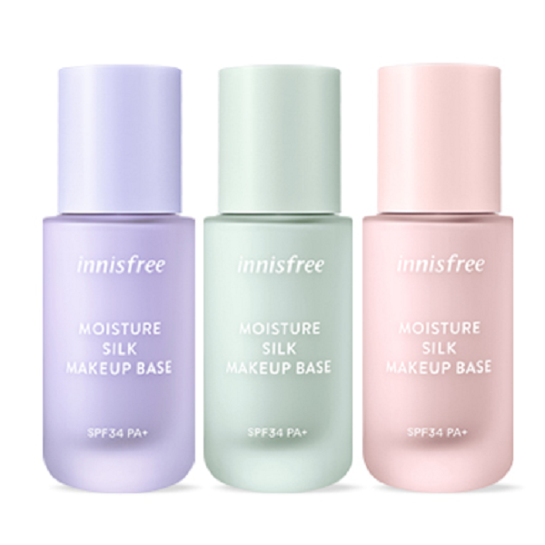 Innisfree Moisture Silk Makeup Base - Hydrating Primer for Flawless Skin | Perfect for Daily Wear & Special Occasions