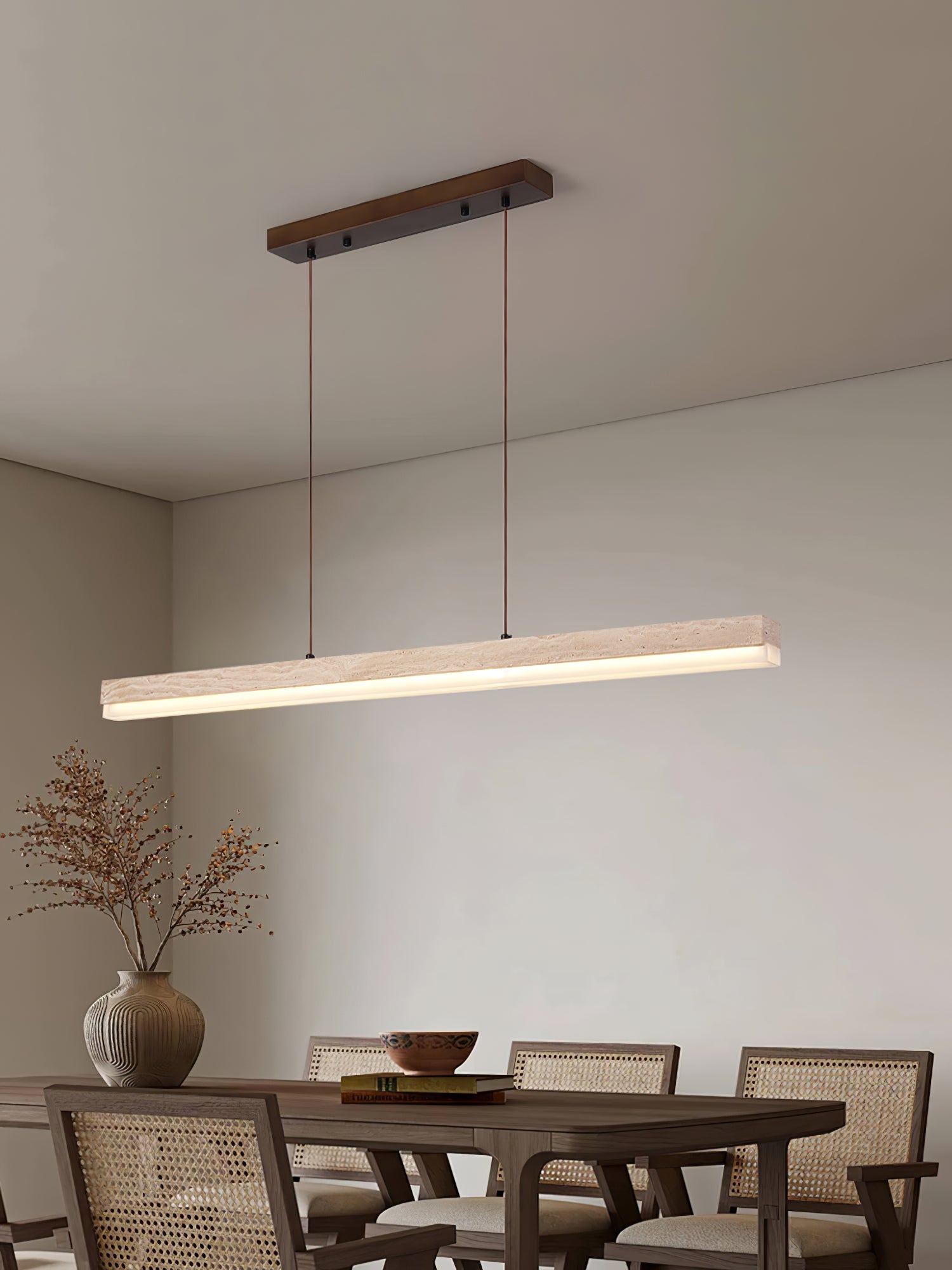 Modern Ecliptic Beam Pendant Light - Adjustable LED Hanging Lamp for Kitchen Island, Dining Room & Bedroom Lighting - Dimmable Contemporary Ceiling Fixture