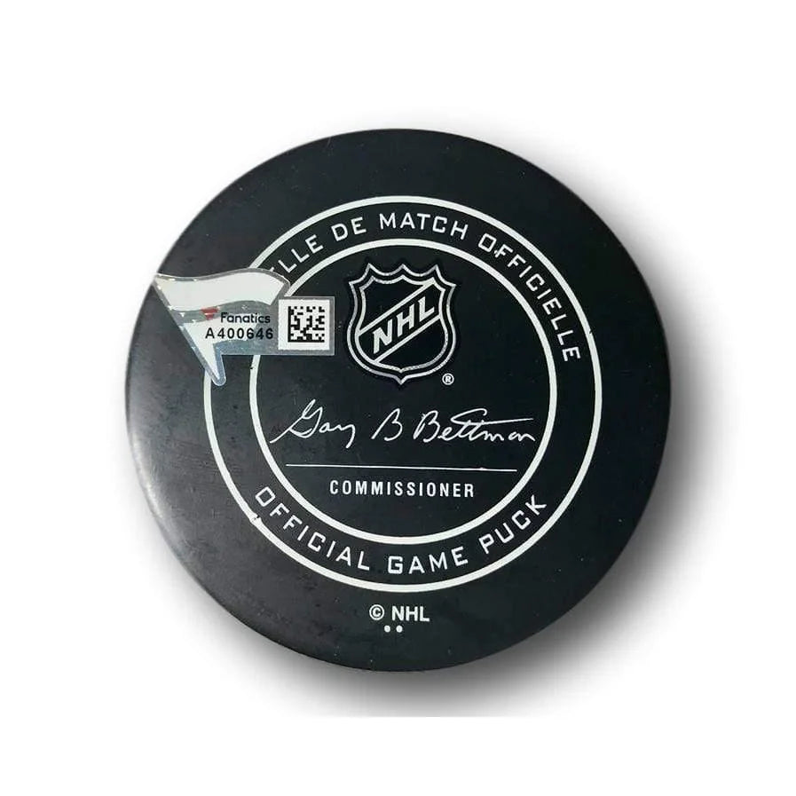 Erik Haula Signed Vegas Golden Knights Hockey Puck with Display Case & COA - VGK Autographed Collectible for NHL Fans & Memorabilia Enthusiasts