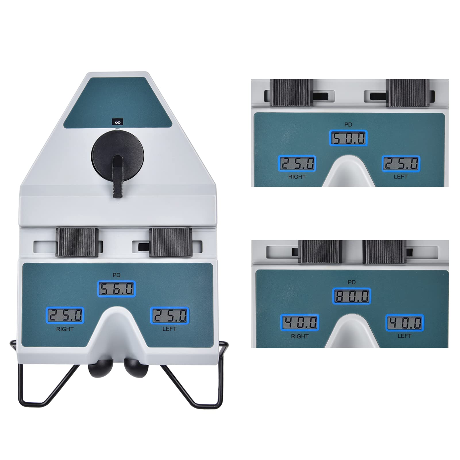 Digital Pupilometer - Accurate PD Meter & Optical Ruler for Eye Pupil Distance Measurement with LCD Display (Gray) | Perfect for Opticians, Eyeglass Fitting & Online Prescription Glasses Shopping