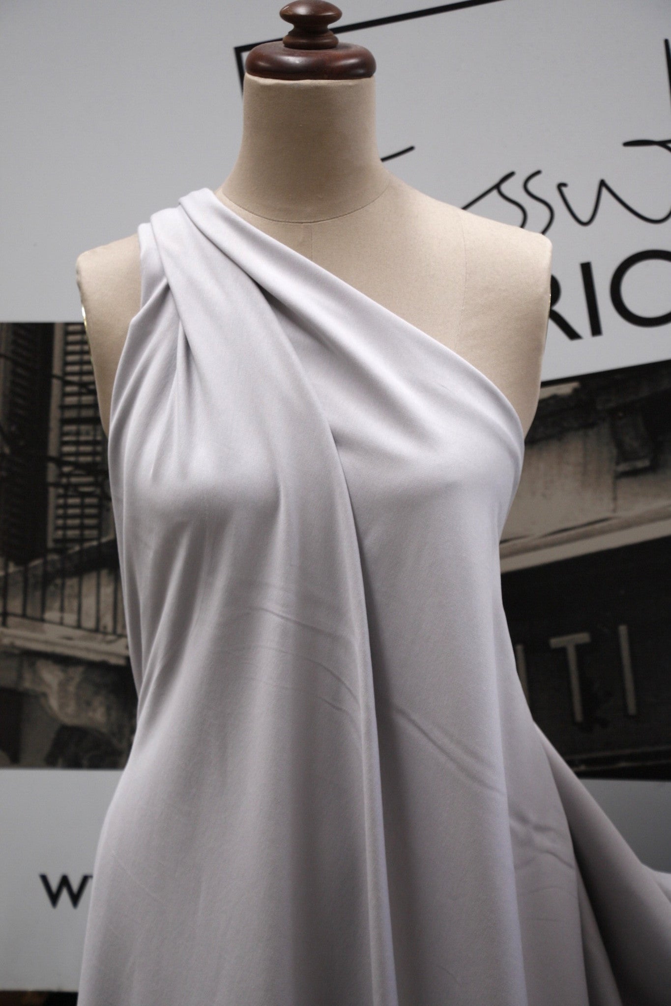 Premium Ash Stretch Fabric - Soft, Durable & Comfortable Material for Clothing, Upholstery & DIY Projects | Perfect for Dresses, Curtains & Home Decor