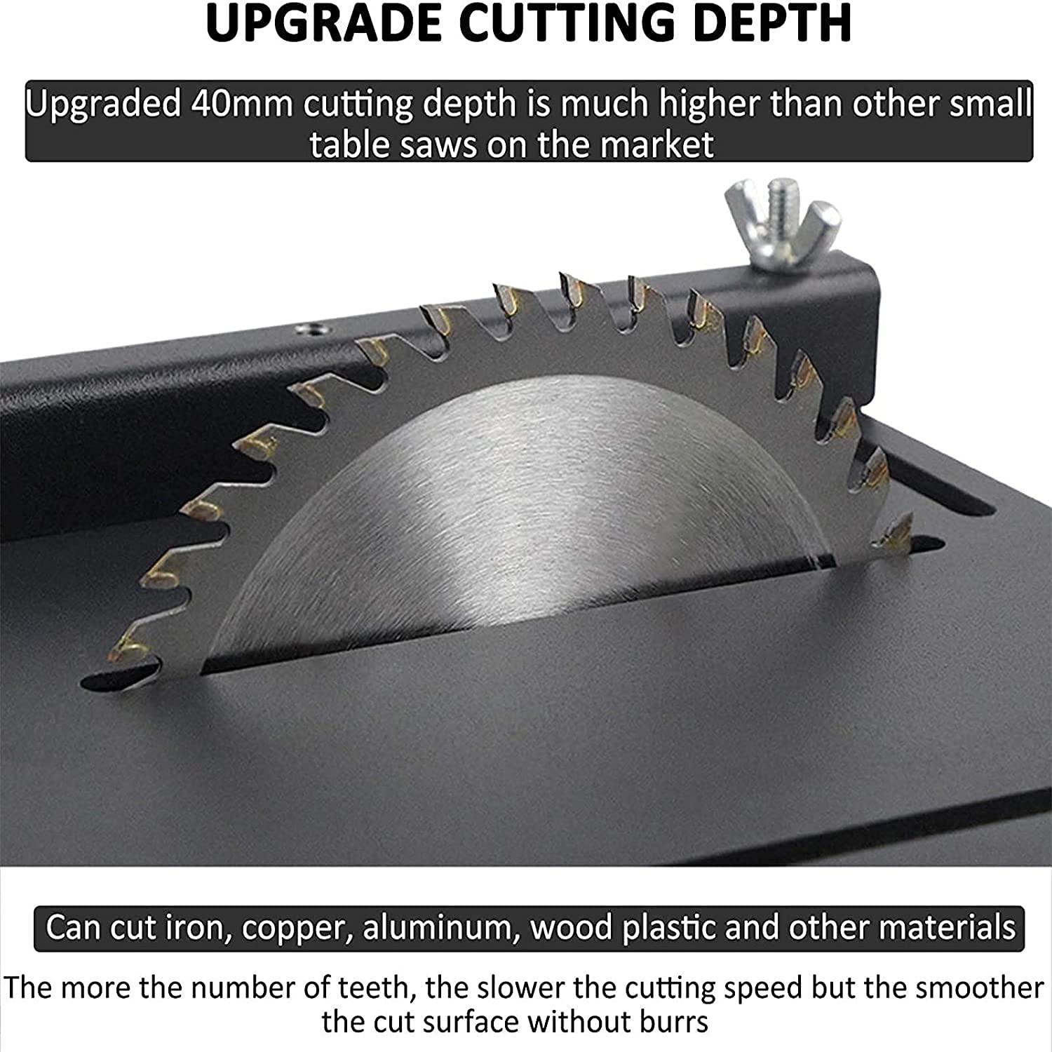 Precision Mini Table Saw for Wood & Stone - DIY Engraving & Polishing Tool