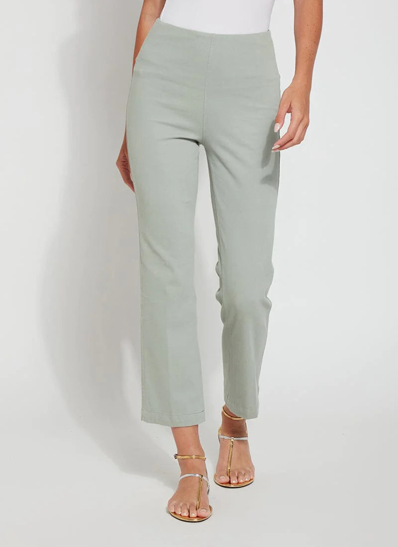 Baby Bootcut Denim Jeans - Soft Stretch Comfort Pants for Toddlers 12-24 Months in Quiet Sage - Perfect for Playdates & Family Outings