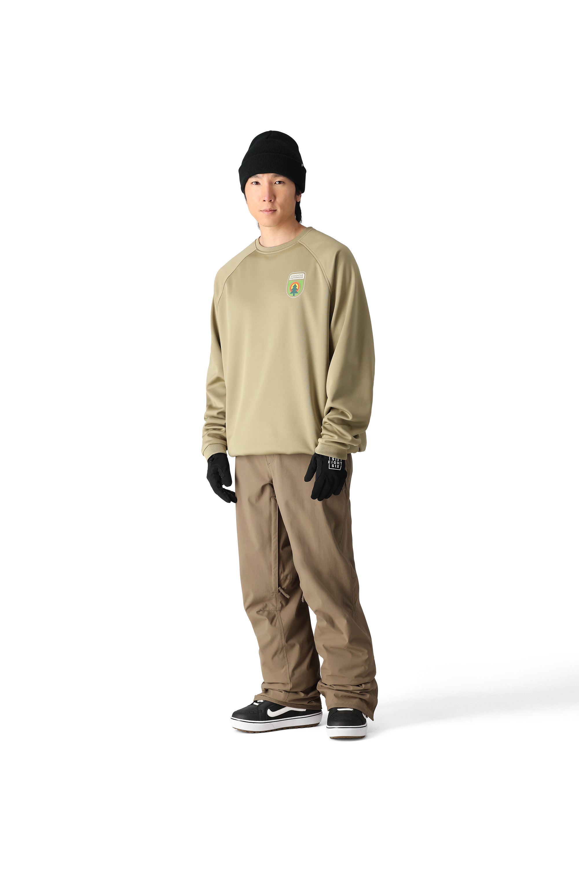 686 Men's Bonded Fleece Crew Neck Sweatshirt 2025 - Warm Winter Pullover for Outdoor Activities & Casual Wear