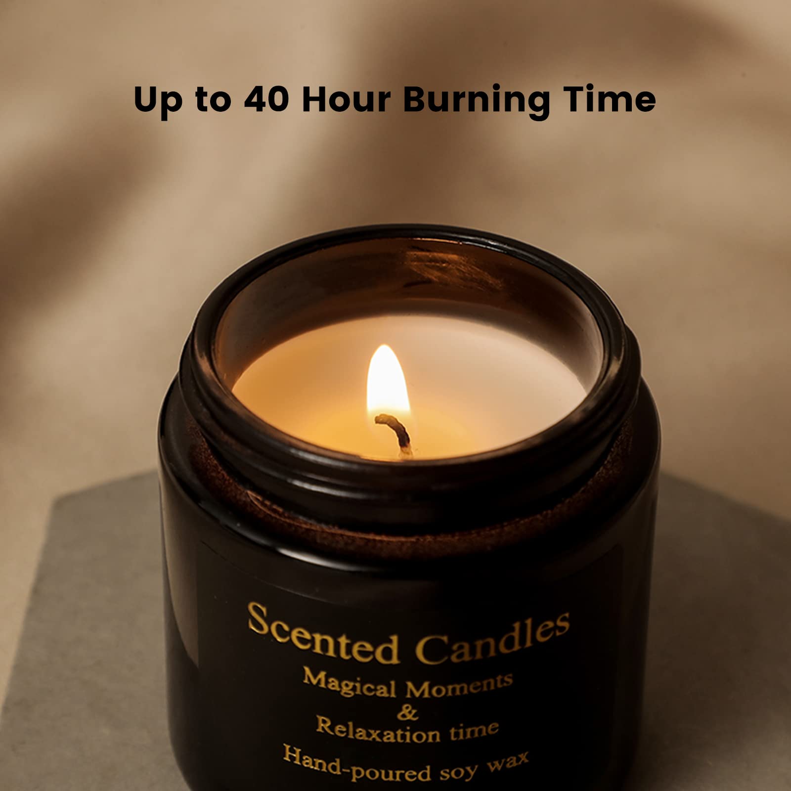 Citronella Scented Soy Candle - 7oz Premium Aromatic Candle for Home, Gifts & Outdoor Use - Long Lasting 40-Hour Burn Time - Natural Mosquito Repellent & Weed Odor Eliminator - Perfect for Patio, Garden, and Indoor Spaces