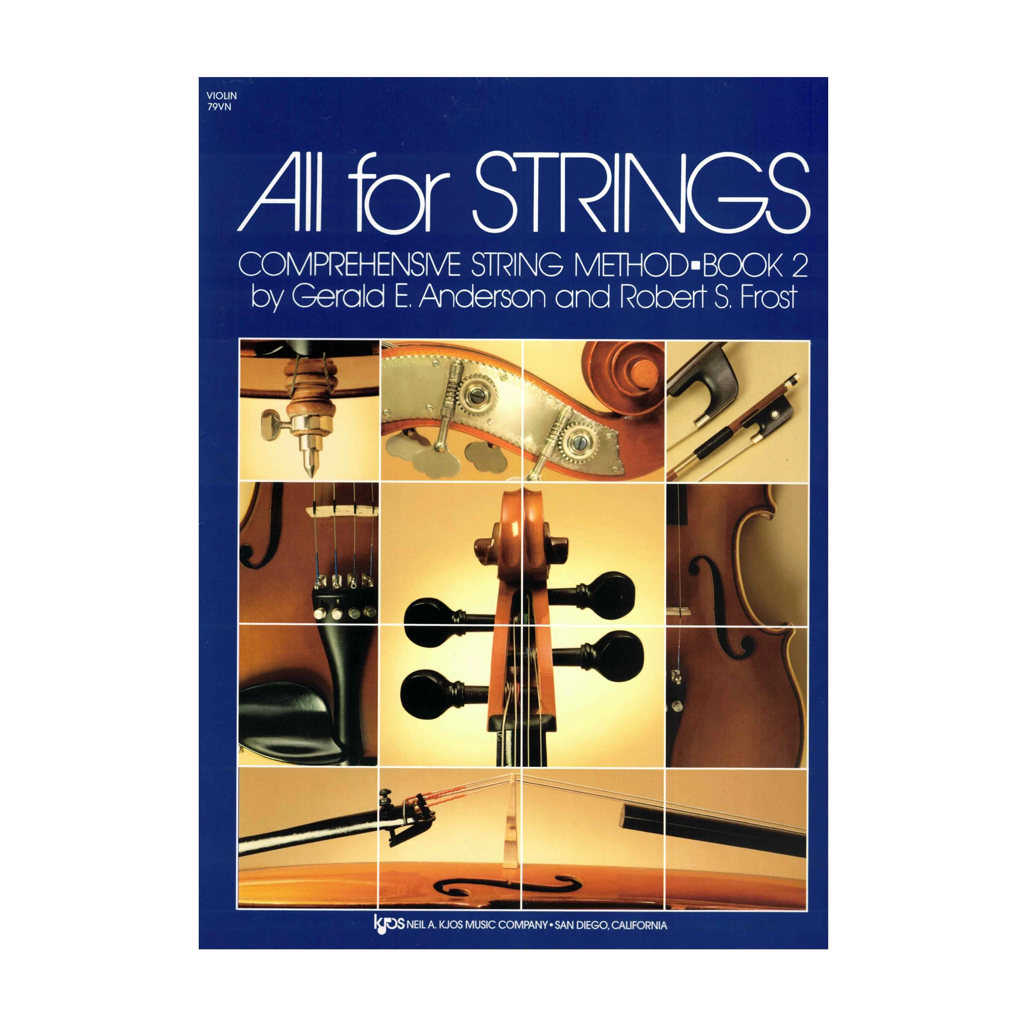 All for Strings Book 2 Violin - Comprehensive String Method for Beginners & Intermediate Players - Perfect for School Orchestra, Private Lessons & Home Practice