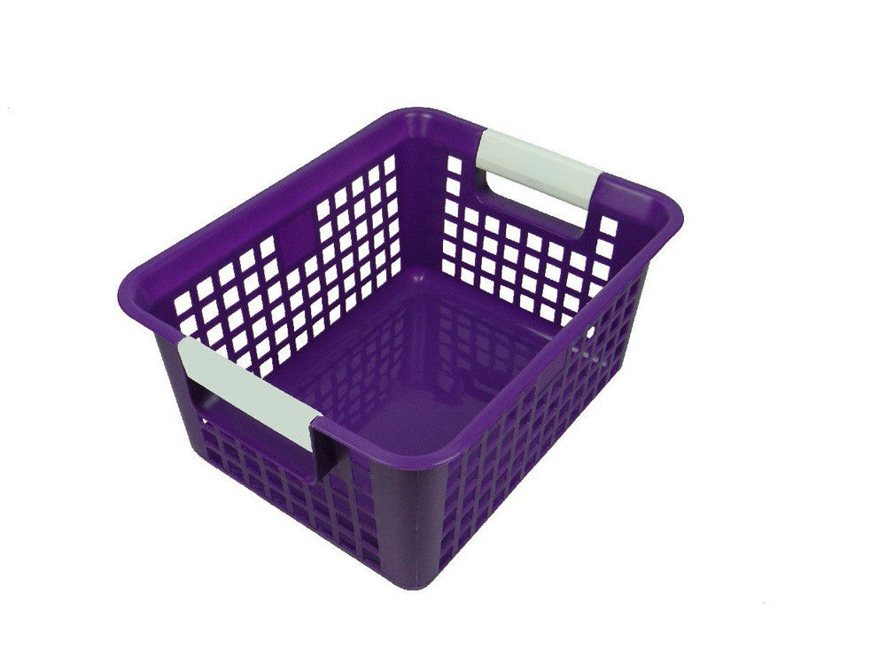 Red Book Baskets - Stylish Storage for Books, Magazines & Home Decor - Perfect for Living Room, Bedroom or Office Organization