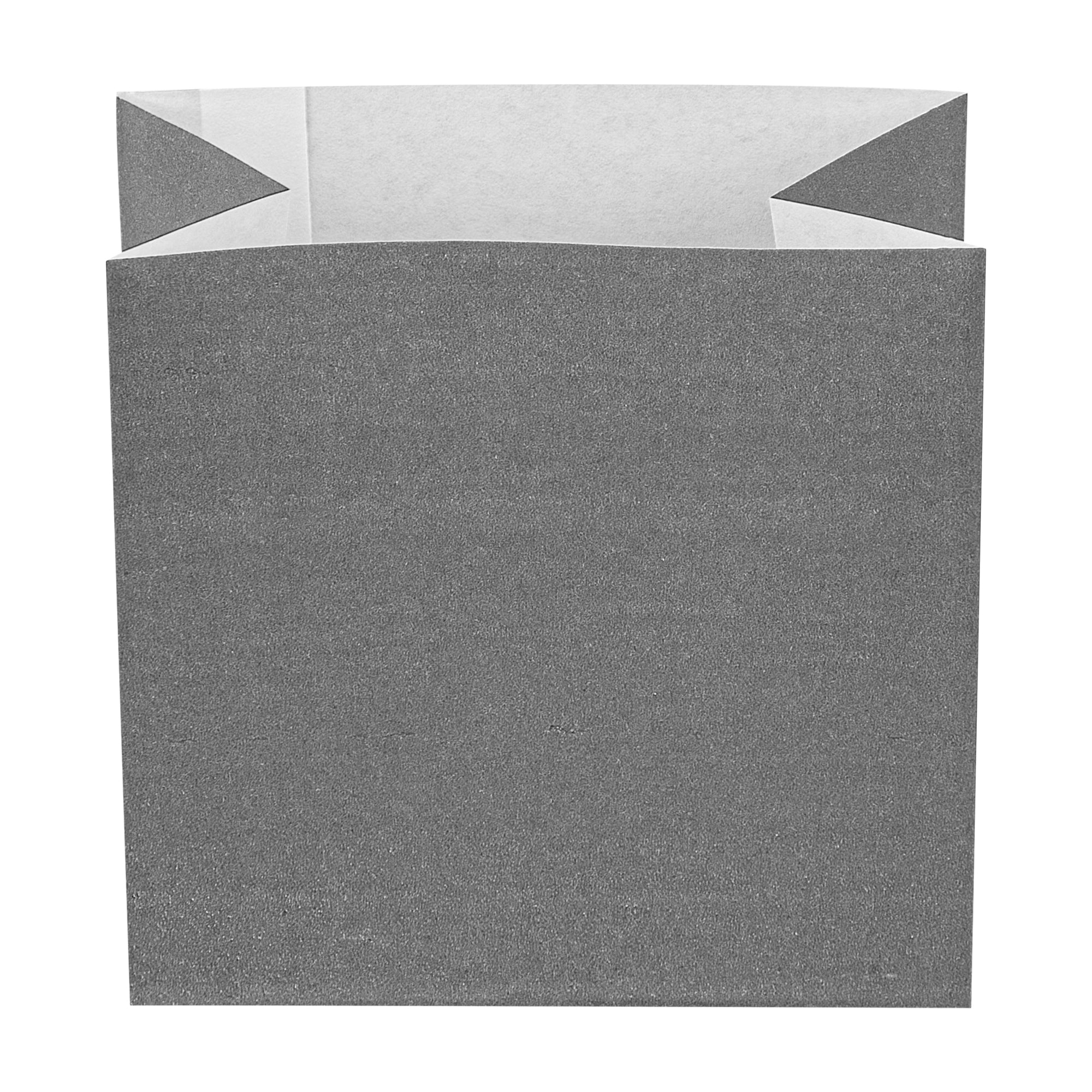 Eco-Friendly Gray Paper Snack Bags 3.75