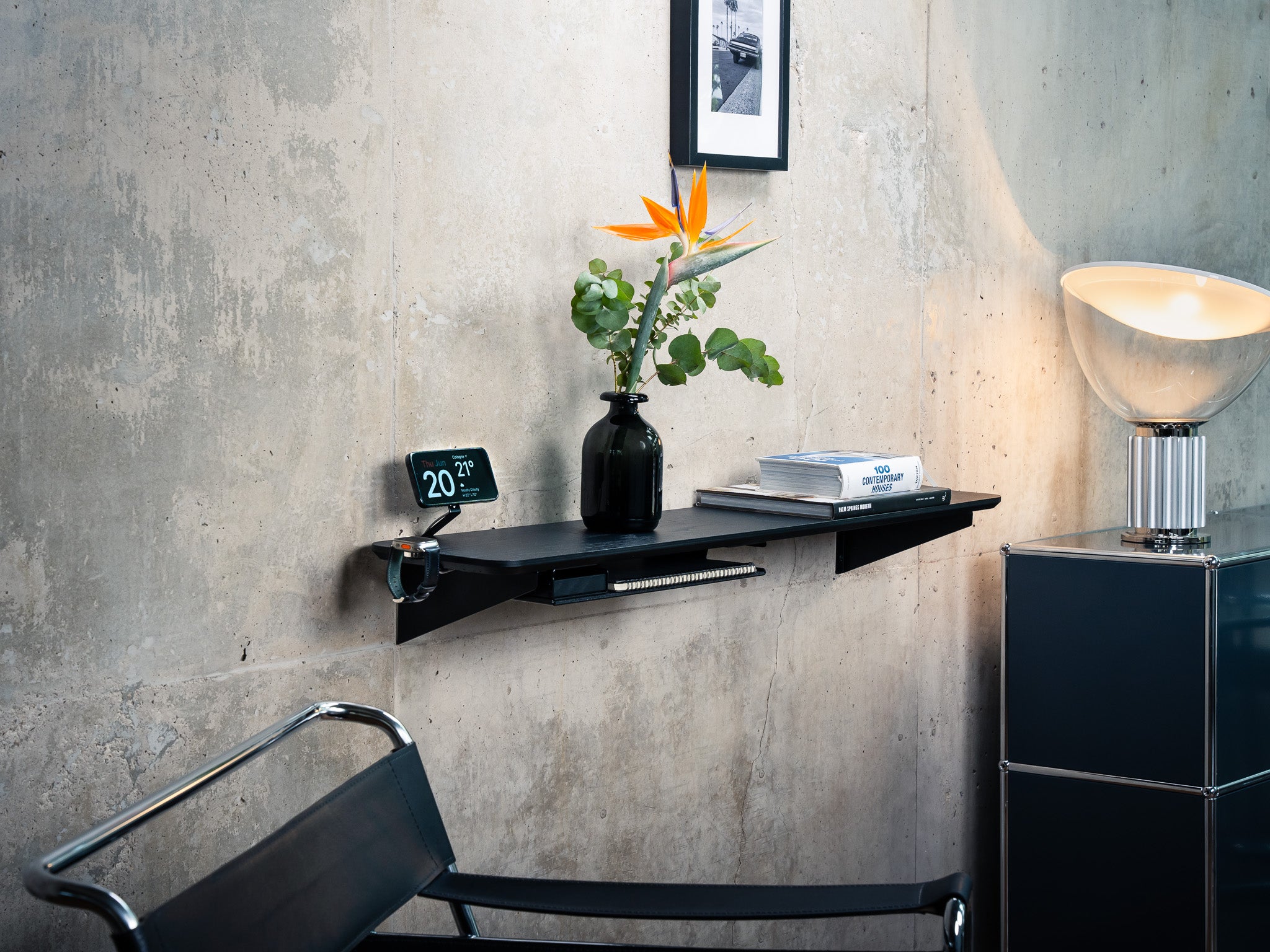 Wall Cockpit Large - Premium Wall-Mounted Organizer for Home & Office - Perfect for Keys, Mail, and Small Essentials