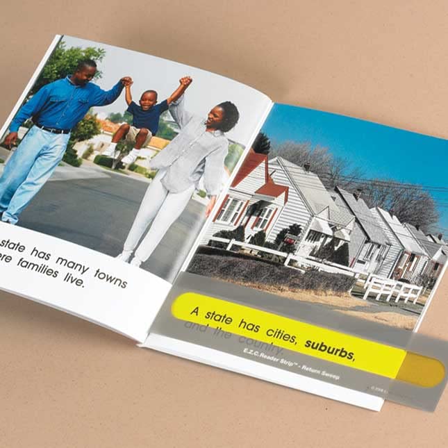 Really Good Stuff E.Z.C. Strips - Return Sweep - 30 Strips | Reading Aid for Kids | Improve Tracking Skills for Classroom & Homeschool Learning