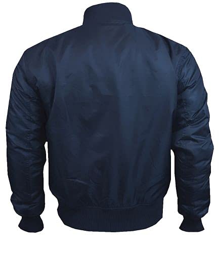 Top Gun® MA-1 Bomber Jacket for Men - Classic Military Flight Jacket with Water-Resistant Nylon - Perfect for Casual Wear, Outdoor Adventures & Aviation Enthusiasts