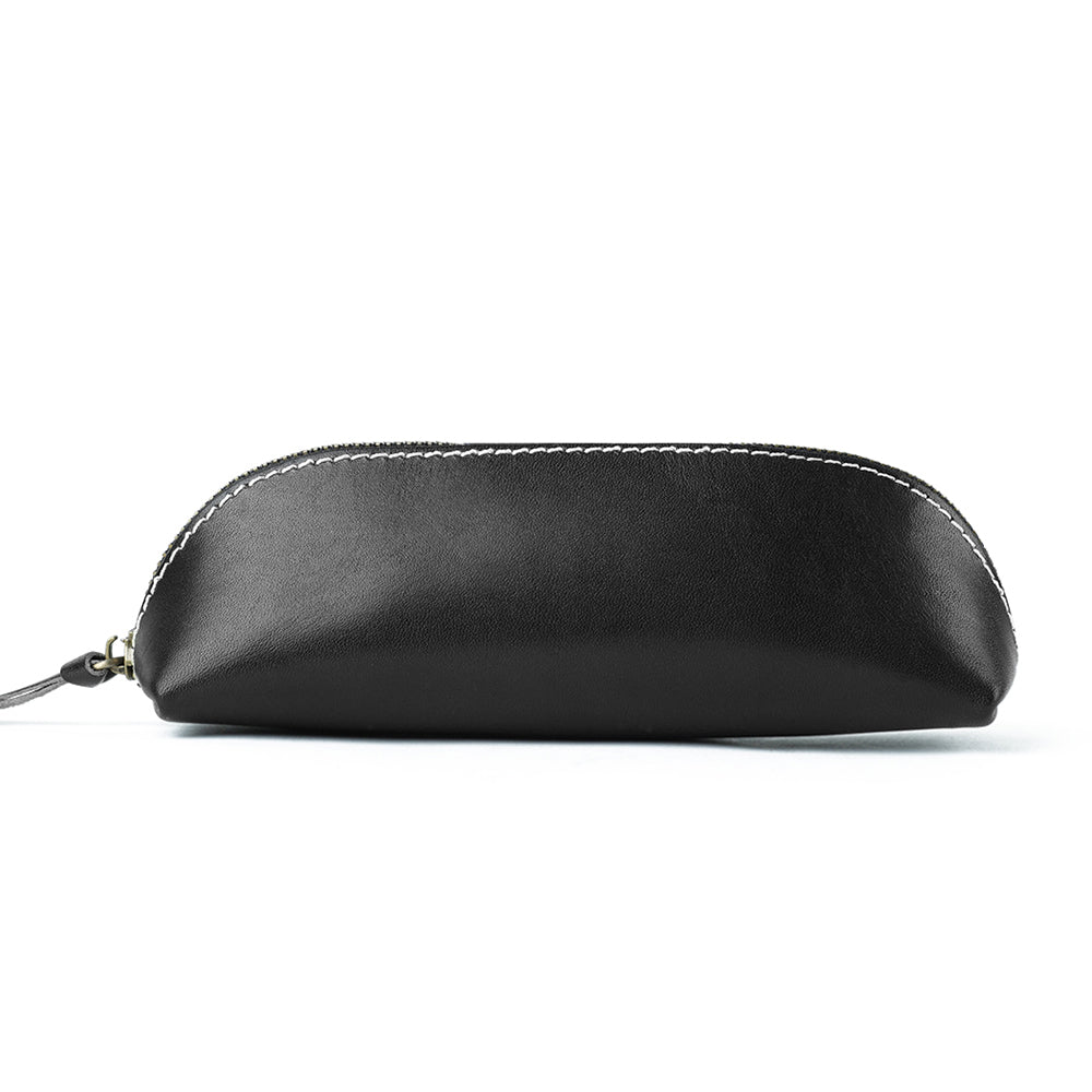Handmade Unisex Leather Glasses Case & Pen Holder - Premium Eyewear and Writing Accessories Organizer for Travel, Office, and Daily Use