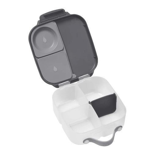 b.box MINI Lunch Box for Kids - Insulated, Leak-Proof & BPA-Free | Perfect for School, Picnics & Travel | Graphite Color