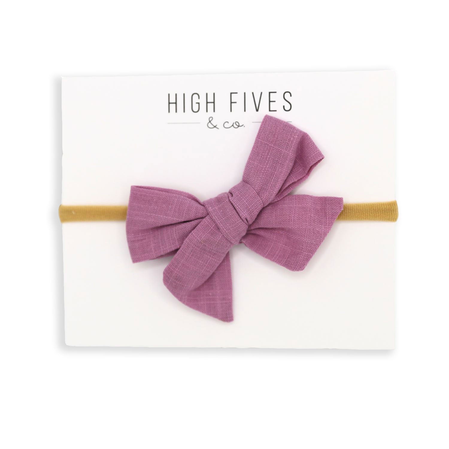 Linen Bow Nylon Headband for Women - Soft Stretch Hair Accessories for Workout, Yoga, and Everyday Style