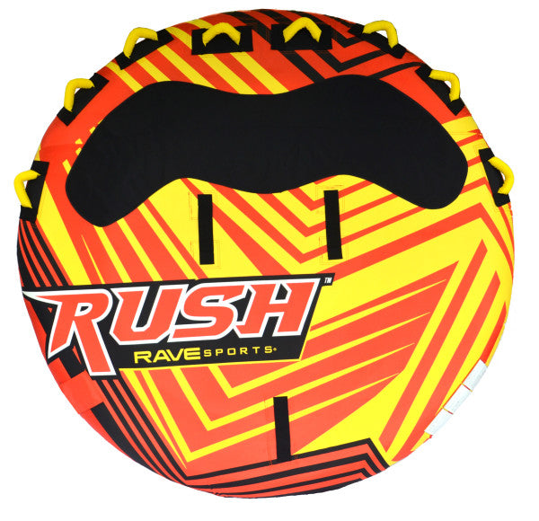 Rave Sports Rush 4 Rider Towable Tube - High-Speed Inflatable Water Tube for Lakes & Rivers - Perfect for Family Fun & Summer Adventures