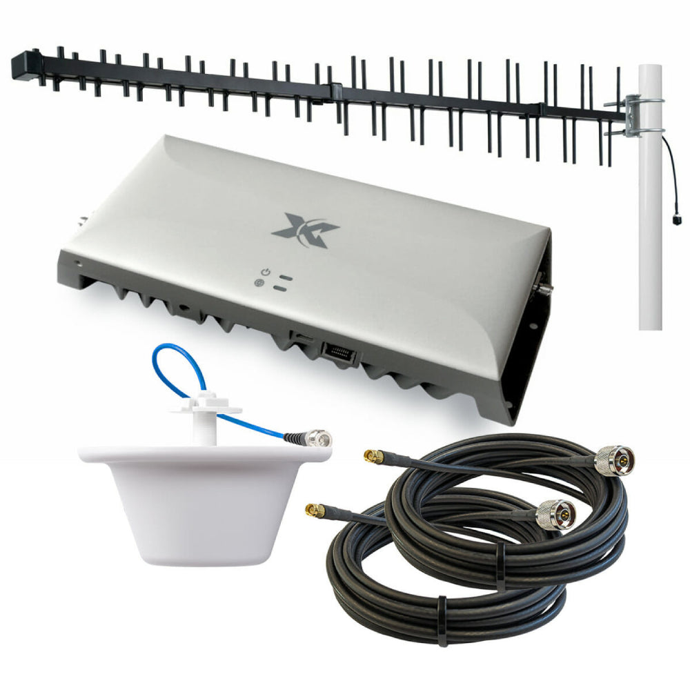 Cel Fi GO G41 Building LPDA Antenna Kit with Ceiling Dome - Boost Cellular Signal for Offices, Warehouses & Large Buildings