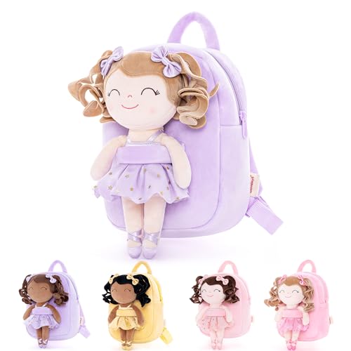 A01 White Purple Backpack
