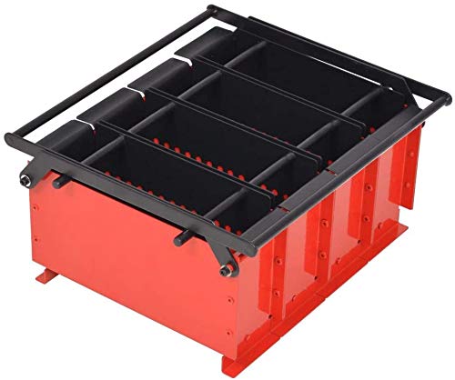 Eco-Friendly Paper Log Briquette Maker - Steel Paper Press Machine for Fireplace & Stove Heating - Hand Crank Press with Durable Steel Frame - 15 x 12.2 x 7.1 Inches - Perfect for Camping, Emergency Heating & Sustainable Living