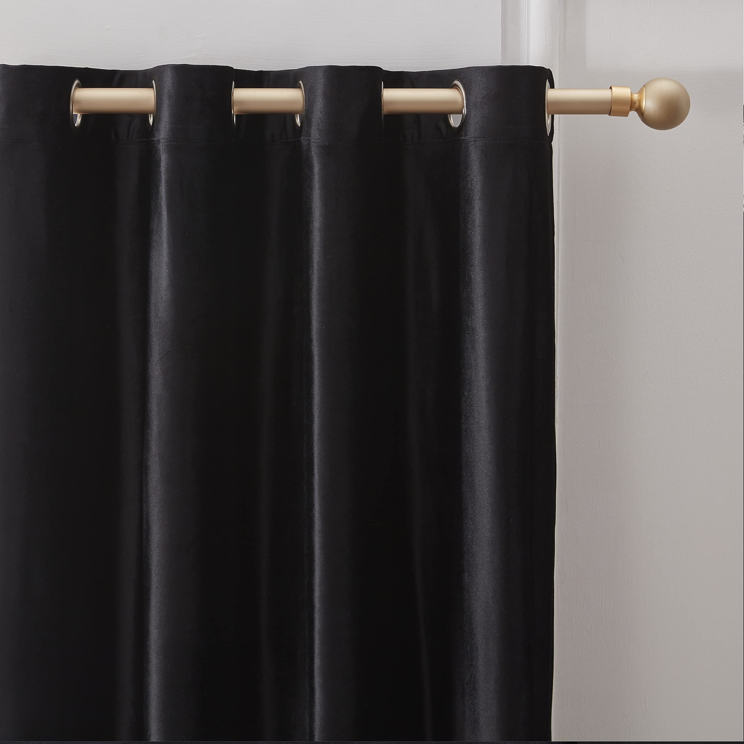 BULBUL 108 Inch Blackout Curtains - Thermal Insulated Velvet Drapes for Living Room & Bedroom, Set of 2 Panels | Room Darkening, Noise Reducing Window Treatments for Home Decor