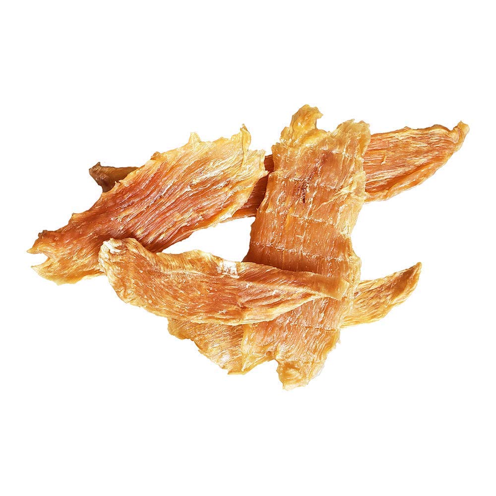 Premium American Paws Chicken Jerky Dog Treats - All Natural, Grain-Free, Made in USA (5 LB Bulk Pack) - Perfect for Training, Rewards & Dental Health