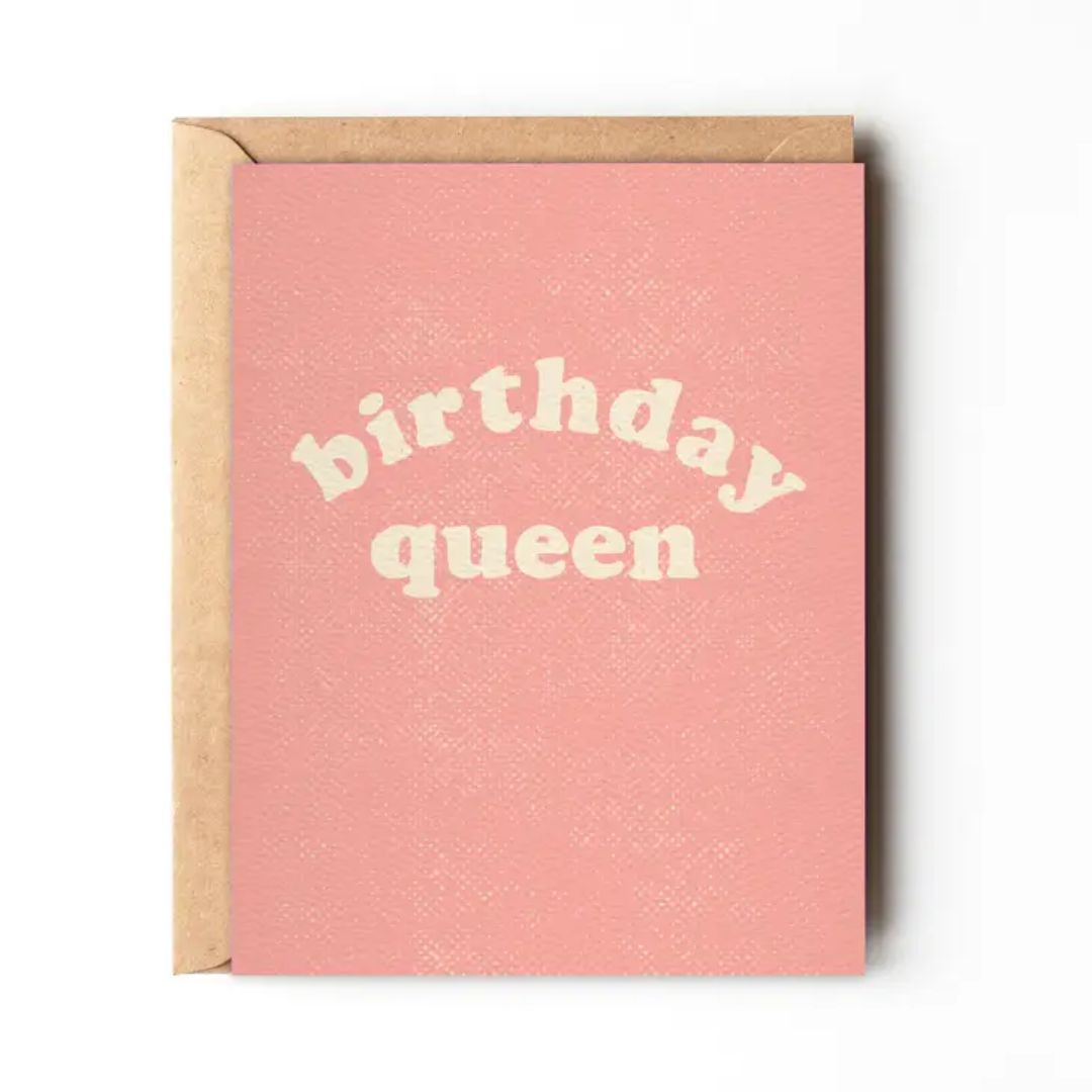 Birthday Queen Card - Elegant Greeting Card for Women, Perfect for Birthdays, Anniversaries & Special Occasions - Ideal for Wives, Moms & Best Friends