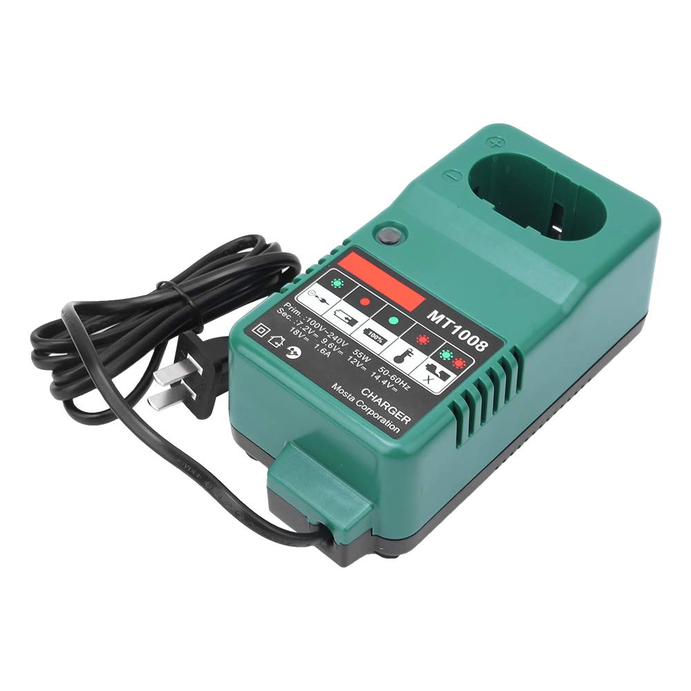 Universal Electric Drill Battery Charger 7.2V-18V for Power Tools - Compatible with 9.6V, 12V, 14.4V Batteries - Fast Charging for Cordless Drills, Screwdrivers & DIY Projects