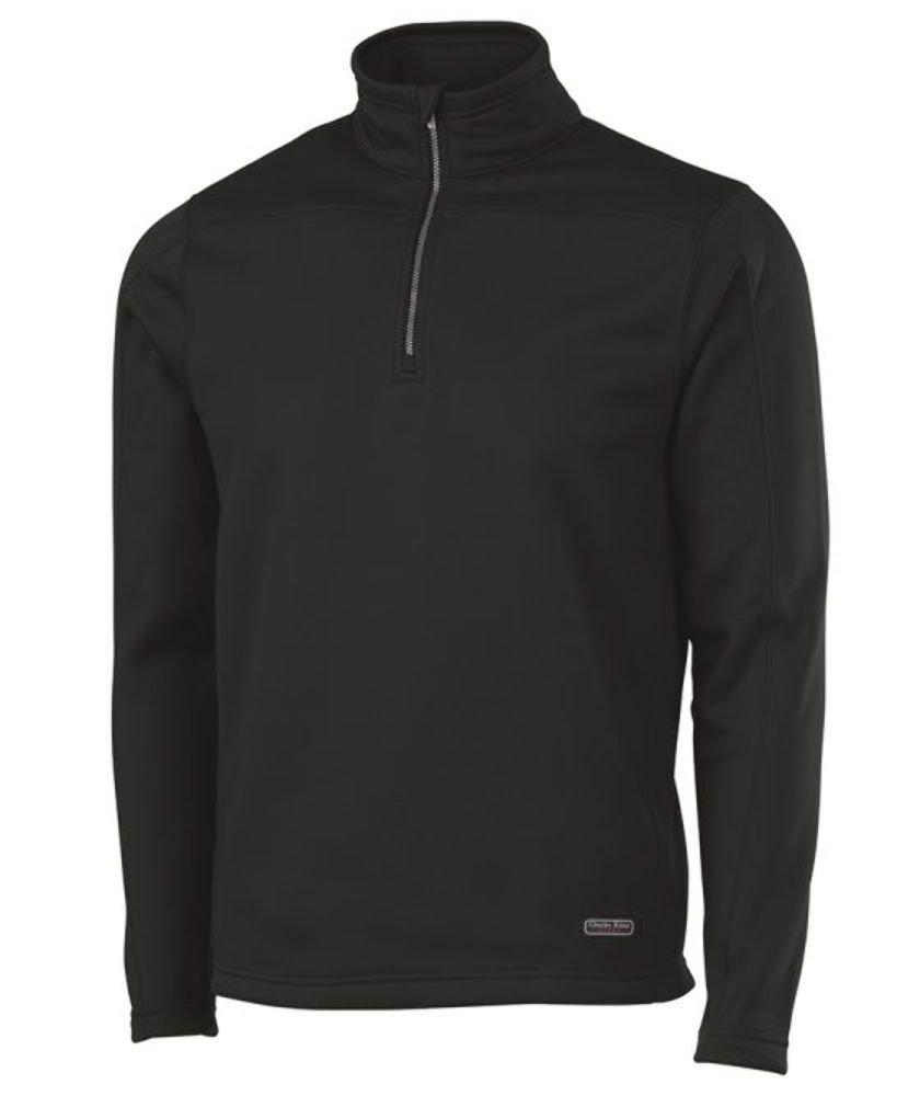 Charles River Apparel Men's Stealth Quarter Zip Fleece Pullover - Lightweight, Moisture-Wicking & Breathable for Outdoor Activities, Hiking & Casual Wear