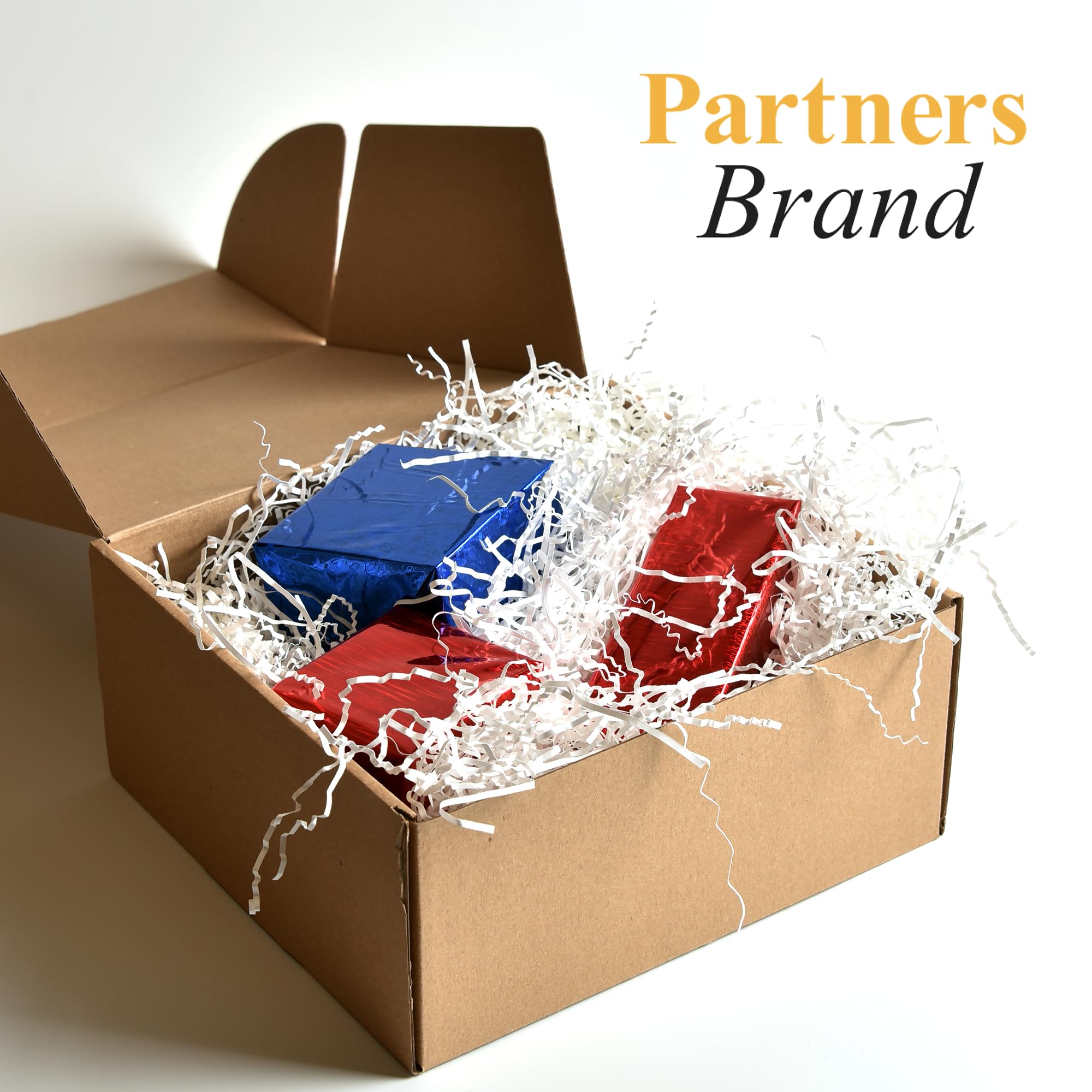 Partners Brand 10 lb. Kraft Crinkle Paper - Bulk Packing Material for Shipping, Moving & Storage | Eco-Friendly Packaging Filler for Gift Wrapping, Crafts & Ecommerce Shipments