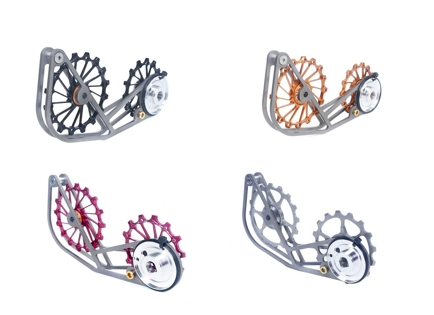 SRAM Red/Force eTap AXS 12-Speed Titanium Oversized Pulley Wheel (OSPW) System for Road, Cyclocross & Gravel Bikes - Lightweight Rear Derailleur Upgrade for Enhanced Shifting Performance on Rough Terrain & Long Rides